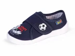 NAZO plátenky FOOTBALL, suchý zips RIFLOVÉ č.29,30,31,-,33,34,35,36