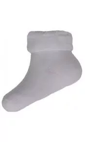 Ružové ponožky teplé -froté materiál 0-2roky