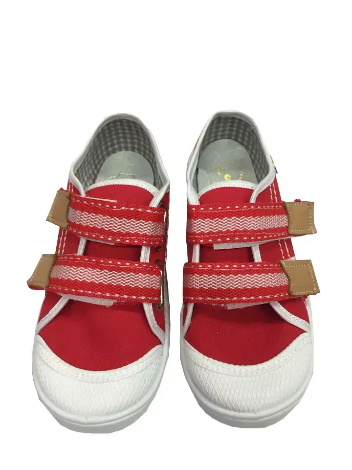 Tenisky PLÁTENKY na suchý zips NAZO šedé č.30,31,32,33,34,