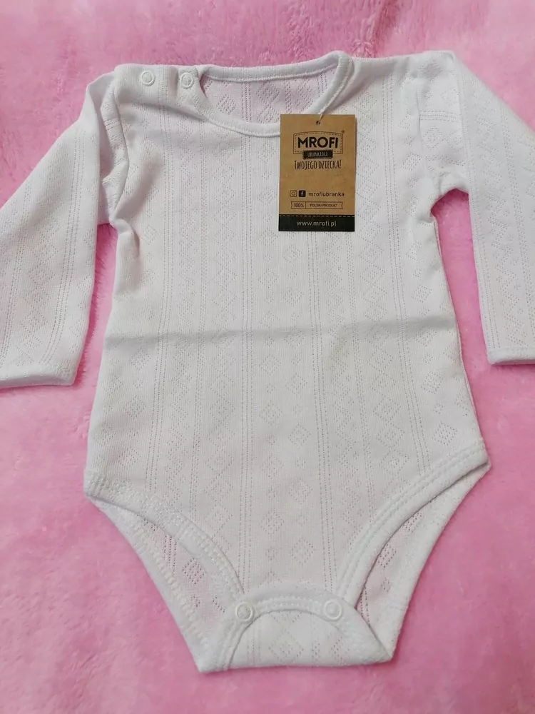 Krstové slávnostné body BIELE- AŽURKA + nohavice č.68,74,80,86,92,98