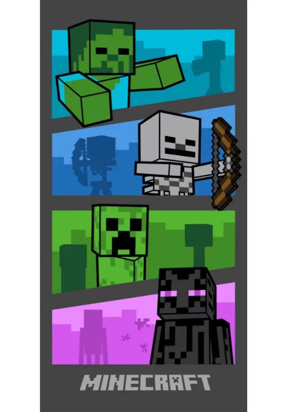 Osuška kvalitná MINECRAFT 3 bavlna
