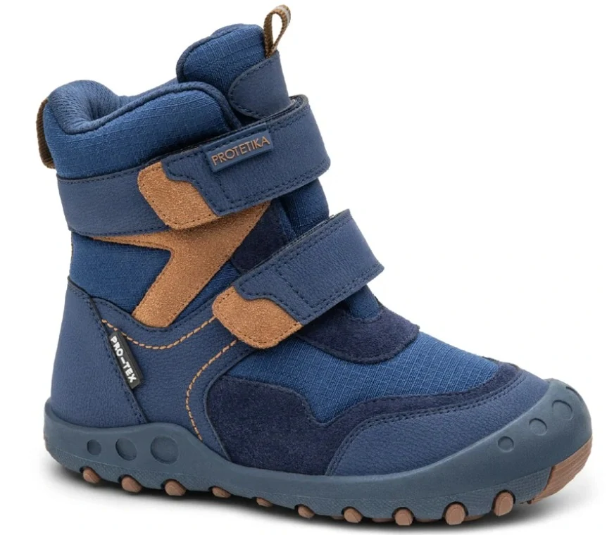 PROTETIKA BAREFOOT HILARO NAVY zimné čižmy č. 27,28,29,30