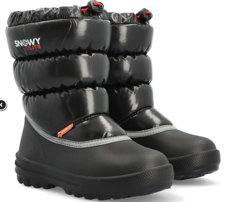 DETSKÉ SNEHULE DEMAR SNOWY B ČIERNE č. 30, 31, 32, 33, 34, 35