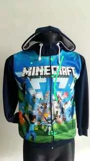 MIKINA na zips MINECRAFT, č.128,134,140,146,152,158