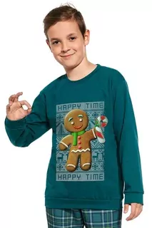 Vianočné pyžamo chlapčenské, CORNETTE COOKIE č.86/92, 98/104, 110/116, 134/140, 158/164 PERNÍČEK