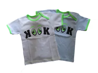 Tričko kuuk zelený neonový pásik,SLOVENSKÉ, BAVLNA -HAKI BAKI