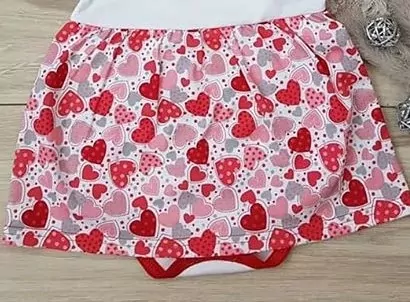 Šaty letné, body so sukničkou, č.68 - Som vaše srdiečko