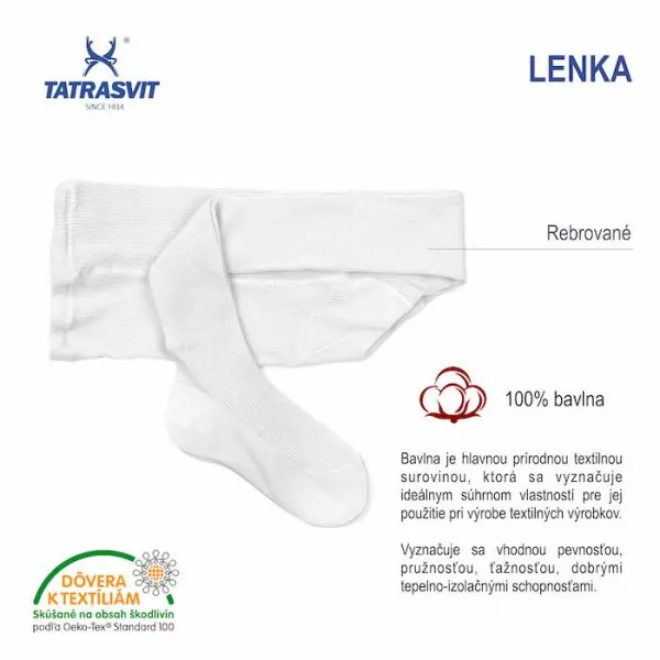 Pančuchy Tatrasvit 100% bavlna ,rôzne farby,LENKA