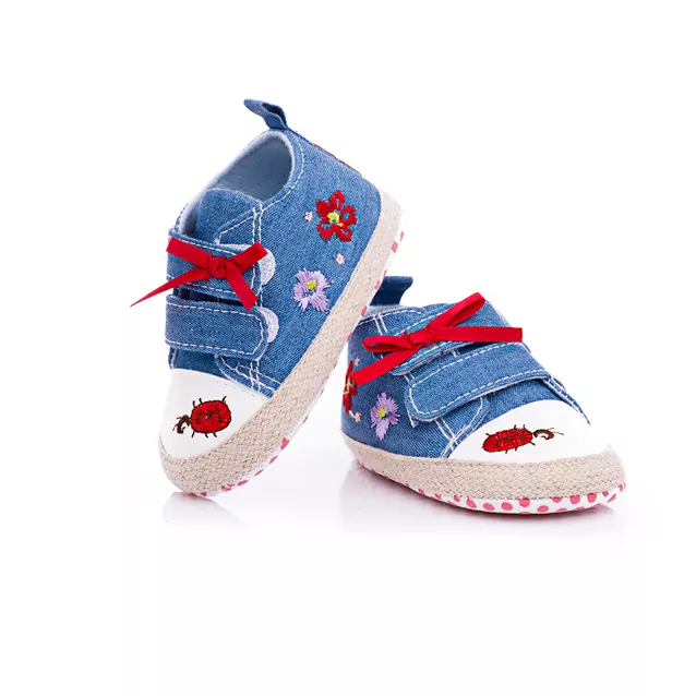 capačky dievčenské TENISKY JEANS - papučky