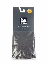 Pančochy chlapčenské čierne, šedé, modré bez spodku- chodidla, WOLA