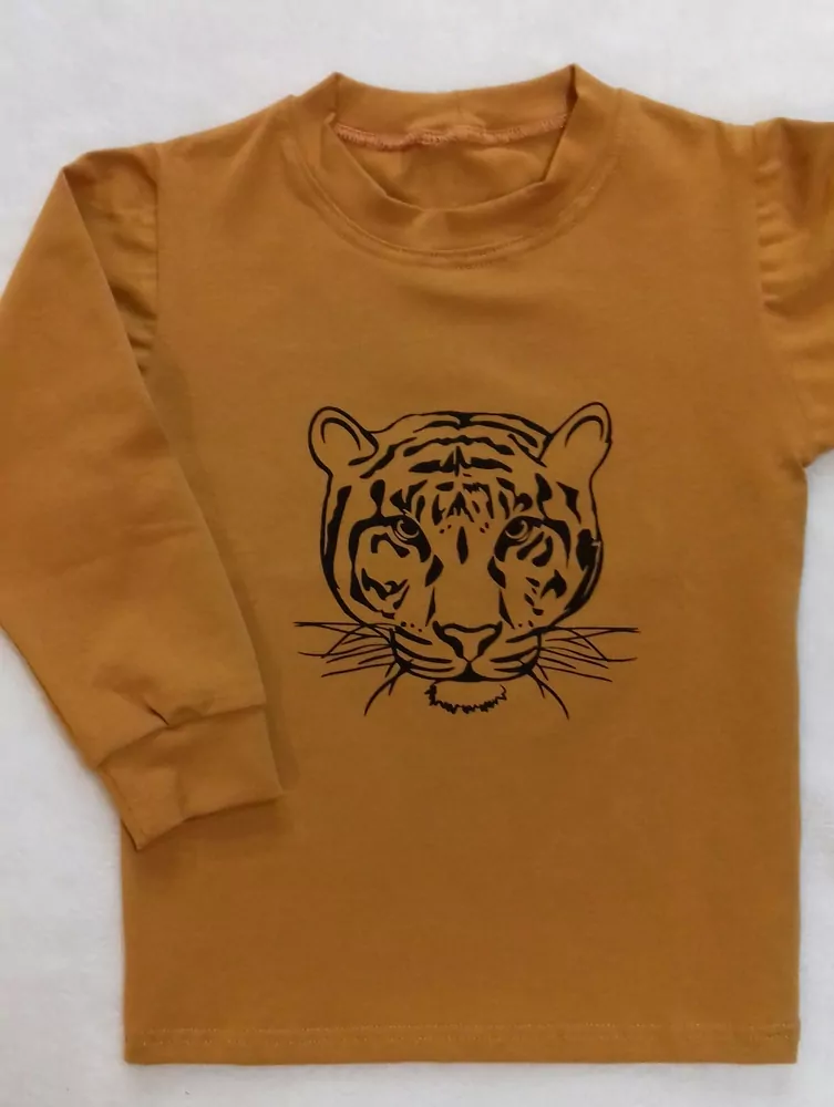 Tričko HAPPY - TIGER, žlté chlapčenské, slovenské č.80 až 140