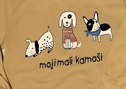 Pyžamo slovenské Psíčkovia - MALÍ KAMOŠI 98 LTA MODRÉ