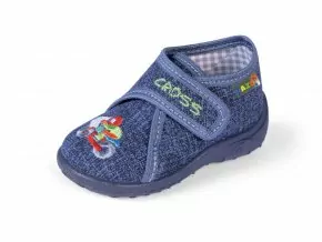 NAZO chlapčenské plátenky MOTORKA CROSS, suchý zips JEANS č.18,19,-,23,24,-,26,27
