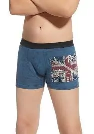 TRENKY BOXERKY CORNETTE, spodné prádlo chlapčenské LONDON ROCK č.134/140,146/152,158/164