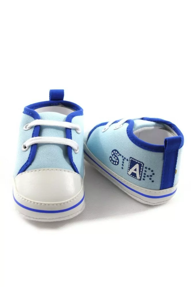 capačky ,kojenecké papučky, tenisky STAR MODRÉ converse