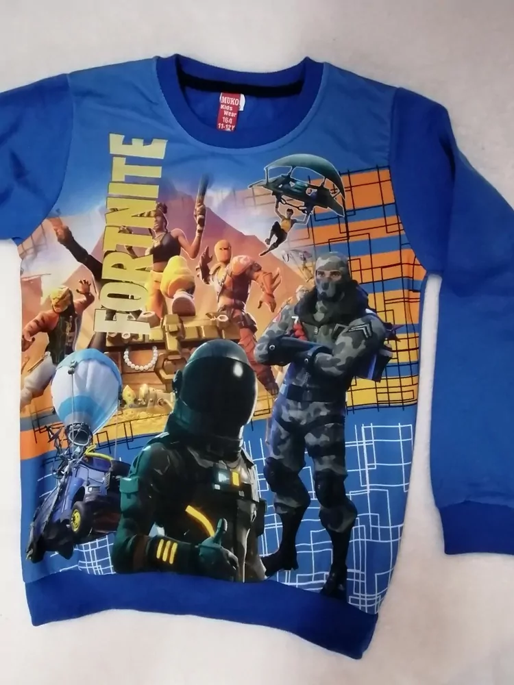 Tričko mikina FORNITE ZATEPLENÁ 122-146