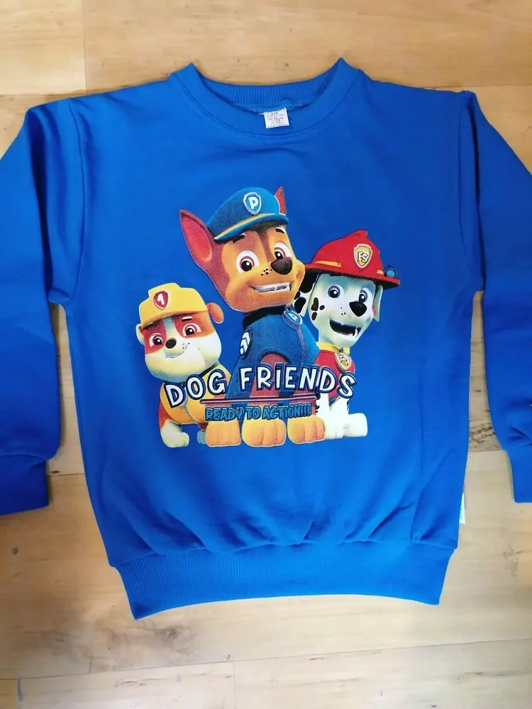 Tričko- mikina TINKO, PAW PATROL, teplé, bavlnené ,slovenské