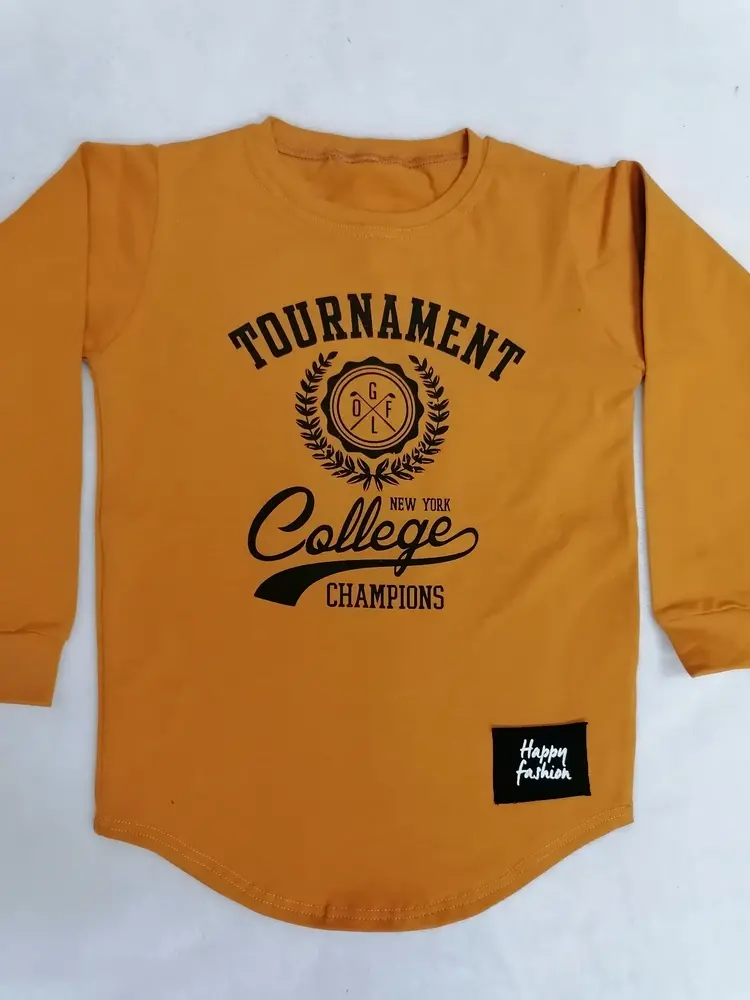 Tričko HF COLLEGE Slovenské HAPPY FASHION žlté