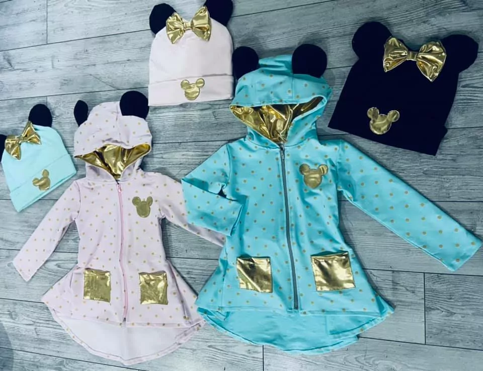  mikina MACKO kabátik FANTASTIC KIDS, bavlnený predĺžený RUŽOVÝ č.116/122