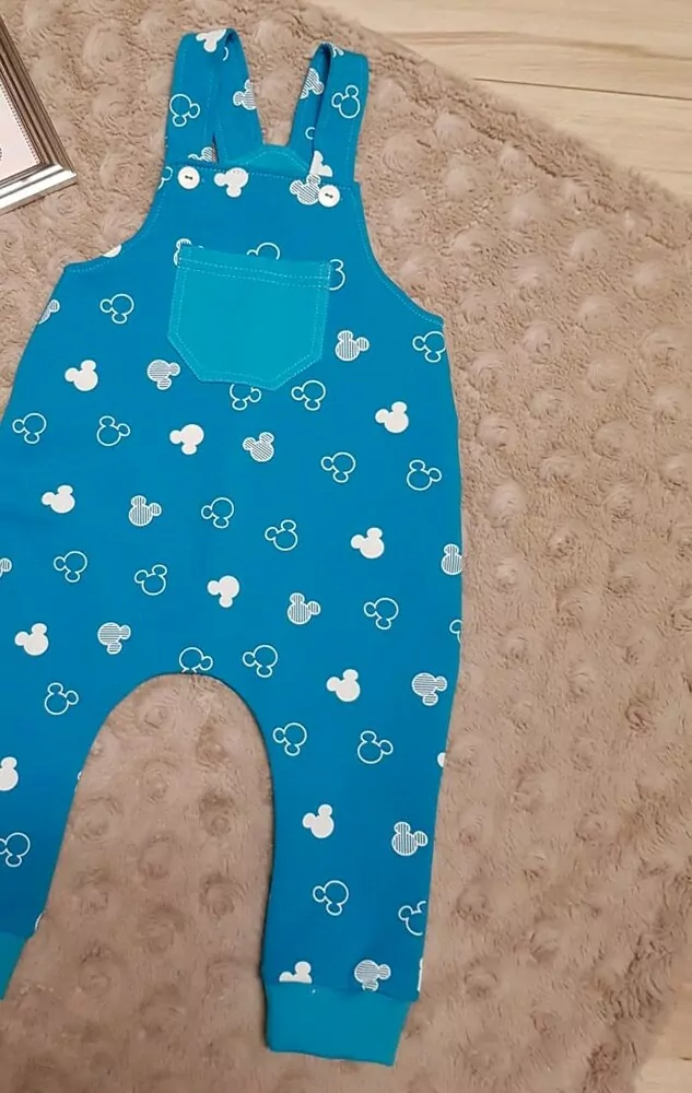 pudláky na traky TRAKÁČE MICKEY- tyrkys č.62-98