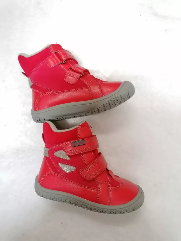 PROTETIKA ELIS RED zimné dievčenské čižmy č.30 BAREFOOT
