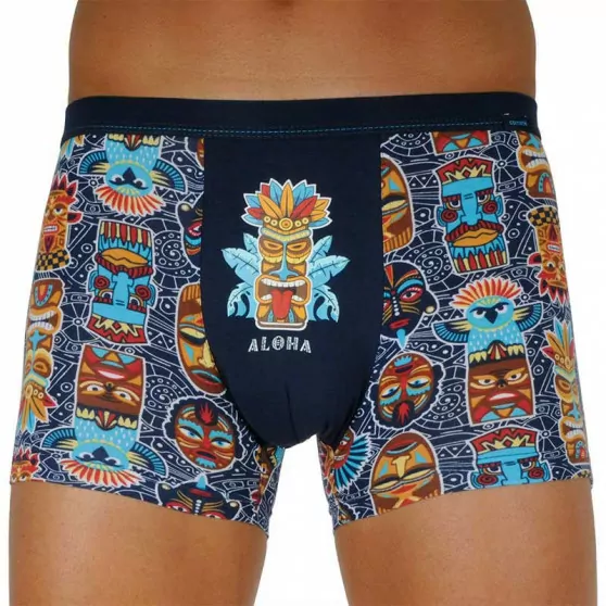 TRENKY BOXERKY PÁNSKE CORNETTE, ALOHA, indiánsky motív M, L ,XL ,XXL