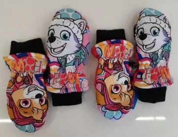 Rukavice palčiaky šuštiakové -PAW PATROL DIEVČENSKÉ 3-6rokov