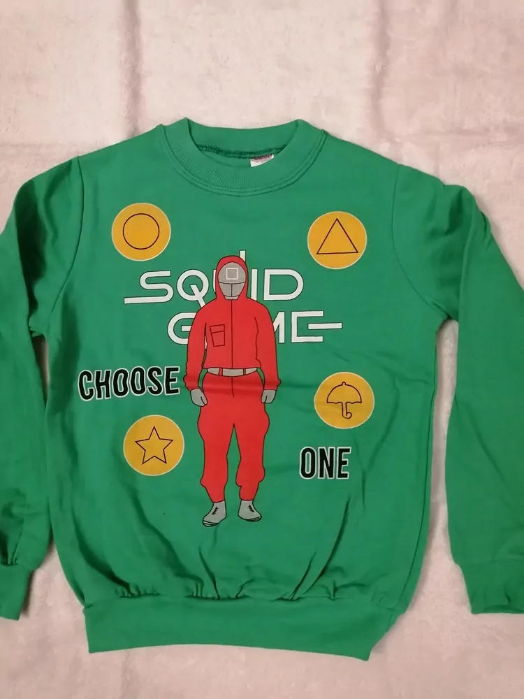 TRIČKO SQUID GAME č.122,128,134,140, ----zelené