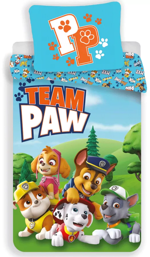 Posteľné oblečenie PAW PATROL modré