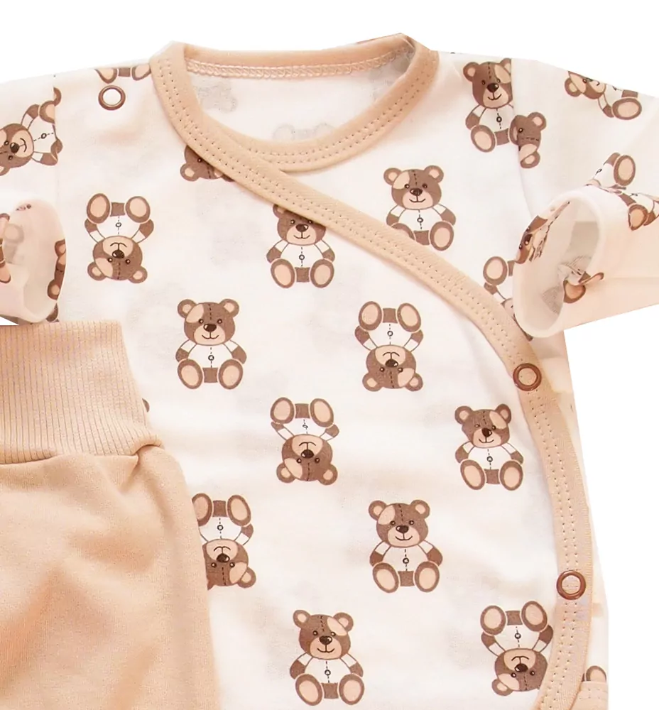 Oblečenie do pôrodnice TEDDY, kojenecké, č.56,62,68 MROFI