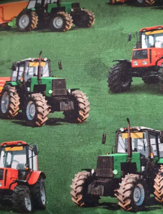Tričko HF FARMA -TRAKTOR, zelené chlapčenské, slovenské č.92,98,104,110,116 NOVÉ 