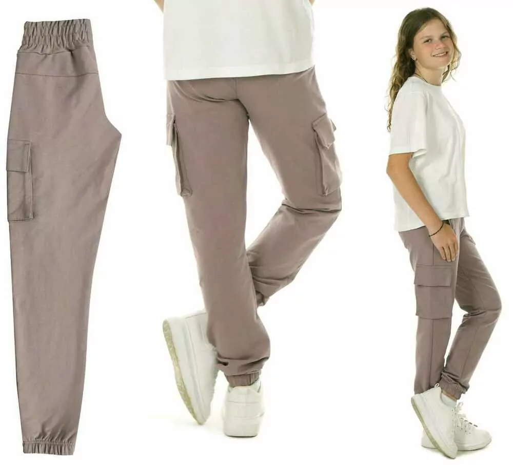  NOHAVICE OVERSIZE STYLE DIEVČENSKÉ, č.128-170 LILA