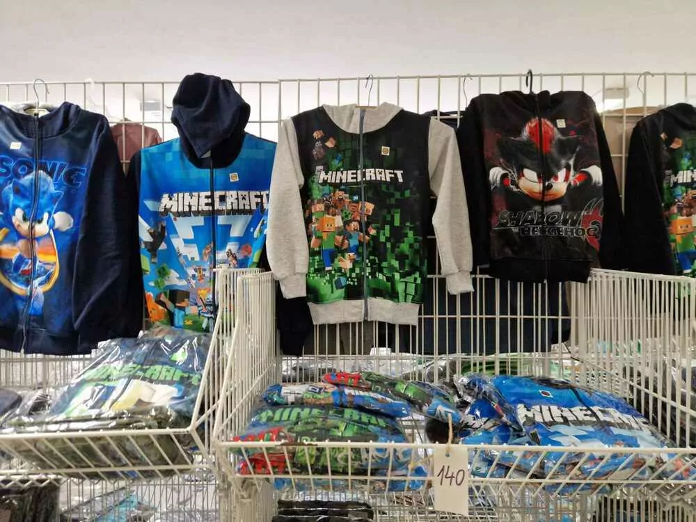 Tričko mikina MINECRAFT č.116 až 164s kapucňou