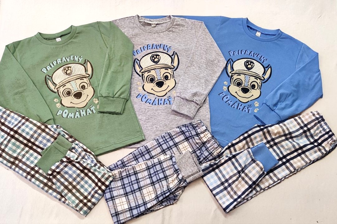 Pyžamo slovenské -PAW patrol, ZÁCHRANÁRI- č.92,98,104,110,116LTA