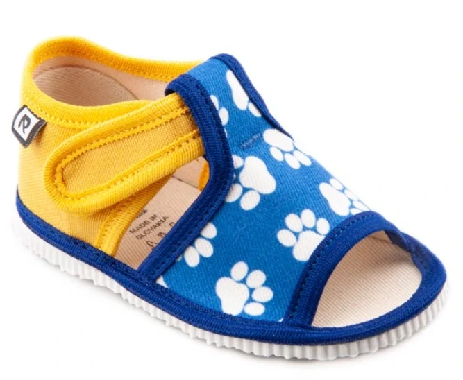 PAPUČKY RAK PAW PATROL s otvorenou špičkou- MODRO/ ŽLTÝ, posledné páry v ponuke č. 20 , MODRO/ ŽLTÉ