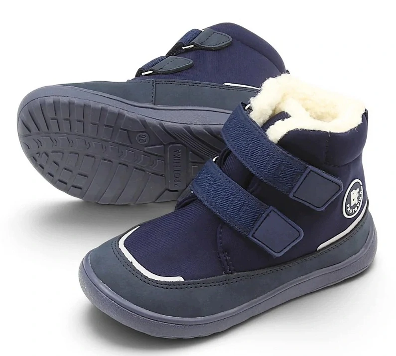 PROTETIKA BAREFOOT DARIO NAVY zimné čižmy č.21, 22, 23, 24, 25