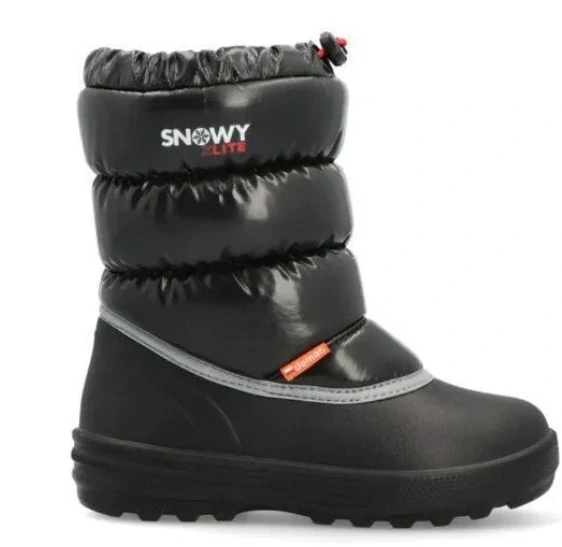 DETSKÉ SNEHULE DEMAR SNOWY B ČIERNE č. 30, 31, 32, 33, 34, 35