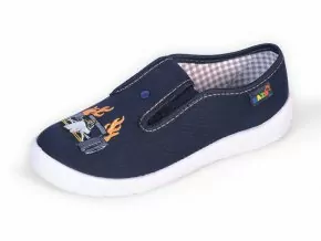 NAZO plátenky modré, FORMULA, gumičky po bokoch č.25,-,27,28,29,30,31,-,33,34,35,36