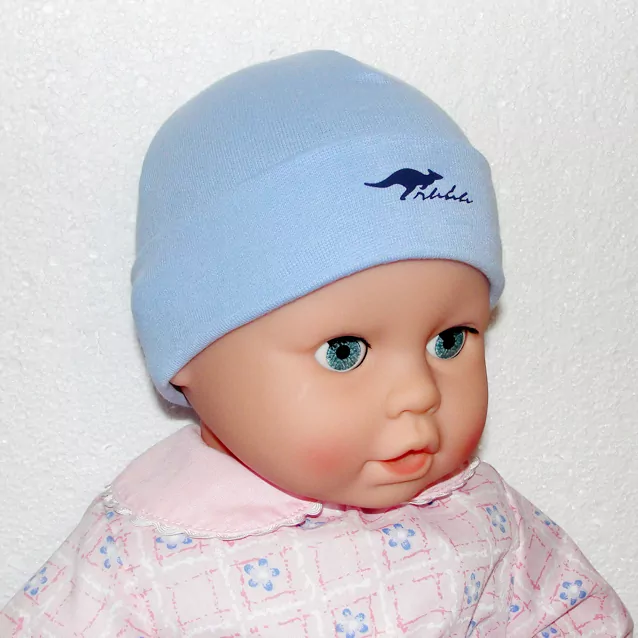 Čiapka RADA, jednofarebná nasúvacia, bavlnená KLOKAN