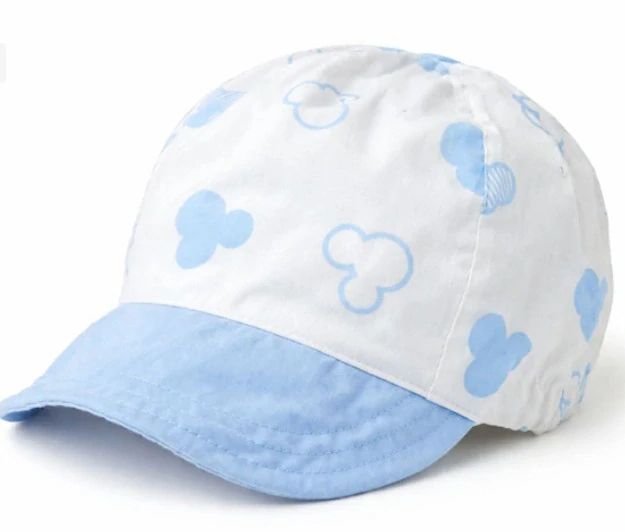 Plátenná šiltovka  MICKEY- IVKO modrý vzor MICKEY č.48,50,52