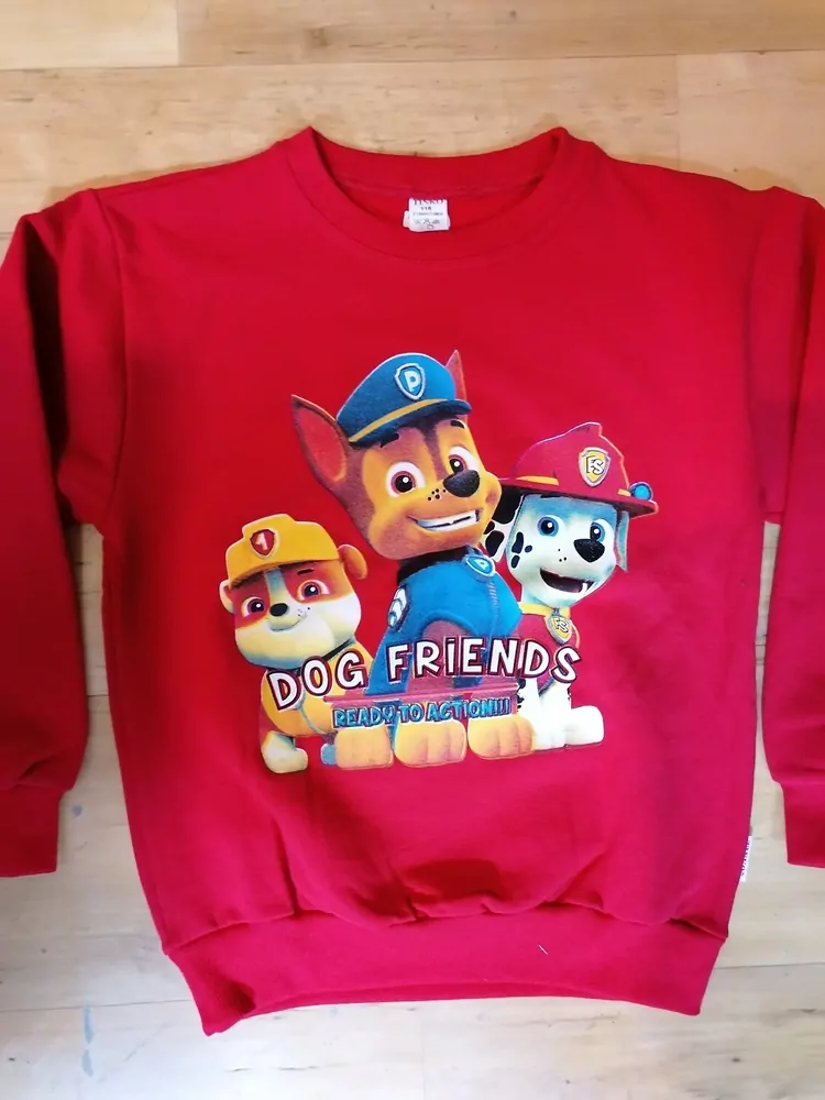 Tričko- mikina TINKO, PAW PATROL, teplé, bavlnené ,slovenské