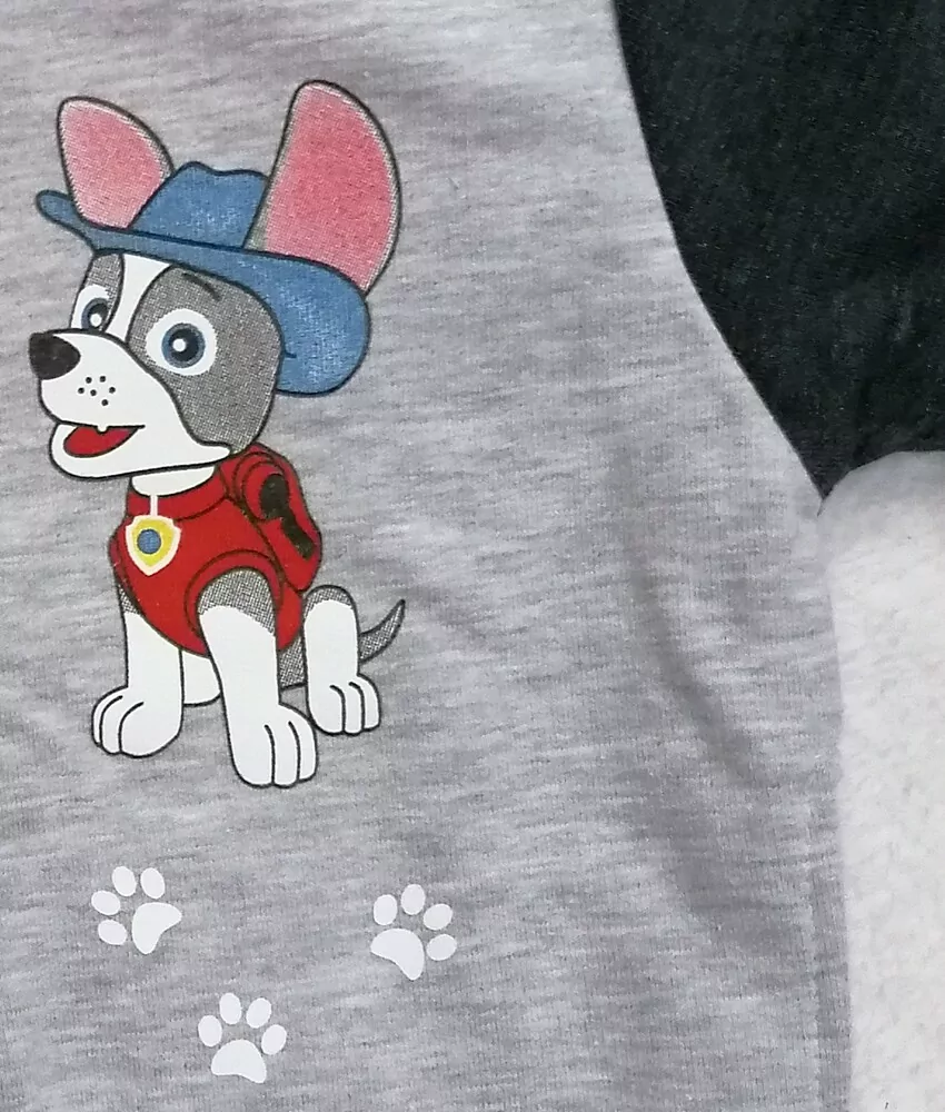 MIKINA NA ZIPS TINKO, PAW PATROL, bavlnená ,slovenská, ŠEDÁ