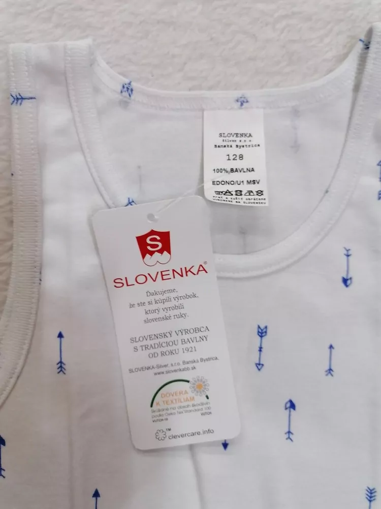 Tielko potlač ŠÍPKY chlapčenské -SLOVENKA č.122,128,134,140,146
