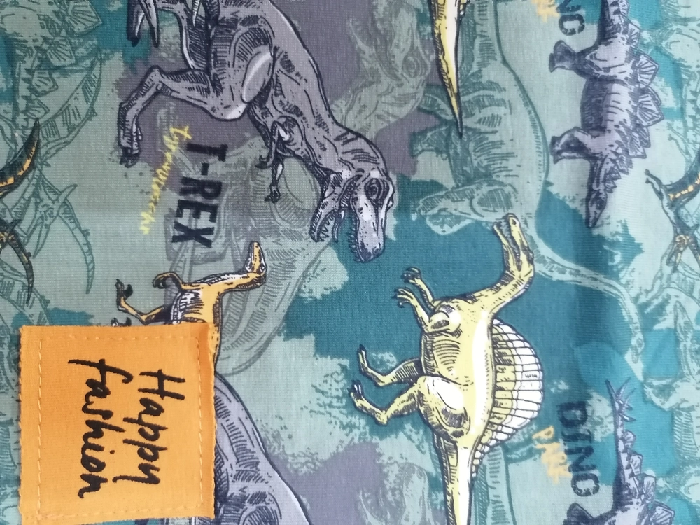 Tričko HAPPY- DINOSAURI 3, bavlnené ,slovenské HAPPY č.92až140 OLIVOVÉ