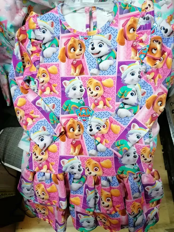 ŠATY PAW PATROL S DLHÝM RUKÁVOM LAMDA č.92,98,104,110,116,122,128 Sky a Everest