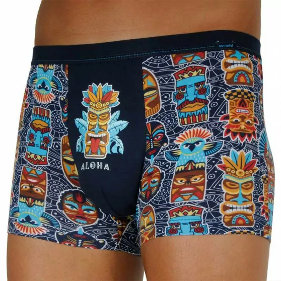 TRENKY BOXERKY PÁNSKE CORNETTE, ALOHA, indiánsky motív M, L ,XL ,XXL