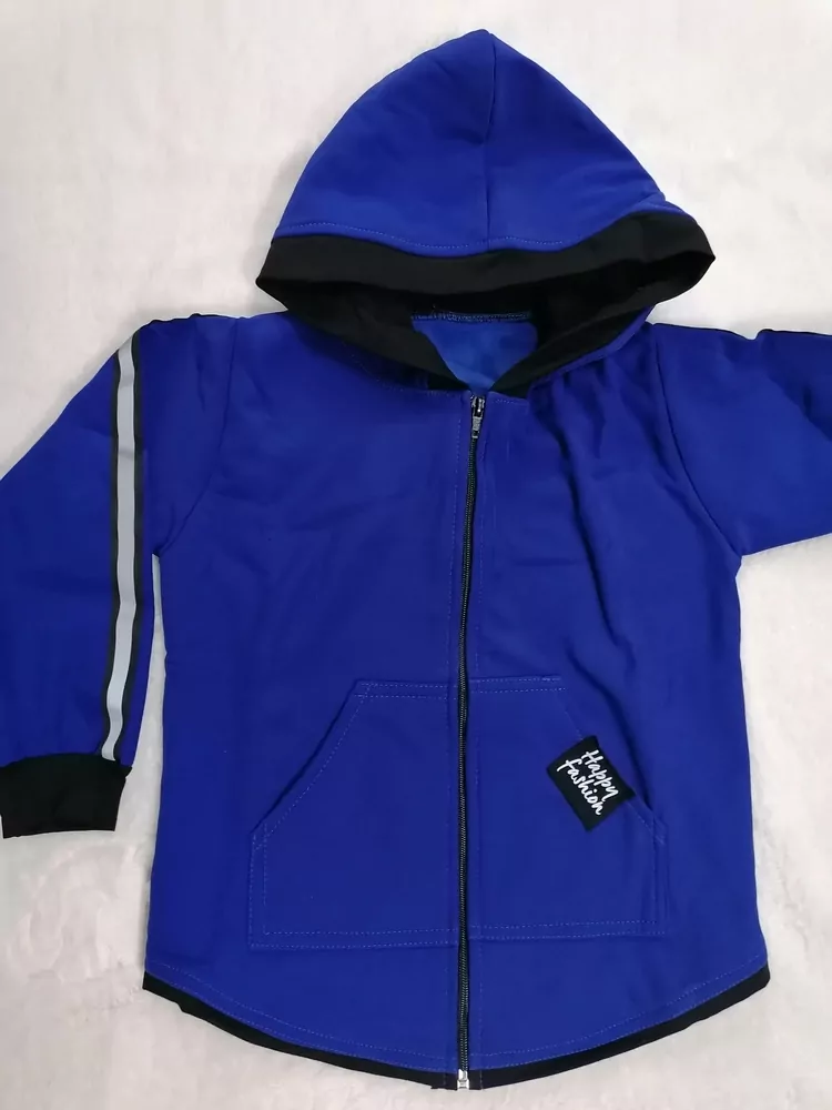 Termo bunda HF slovenská- softshell MODRÁ REFLEX, HAPPY FASHION č.80 až 140