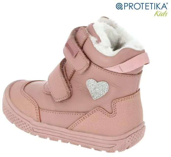 PROTETIKA NETA PINK zimné dievčenské čižmy ružové púdrové č.19