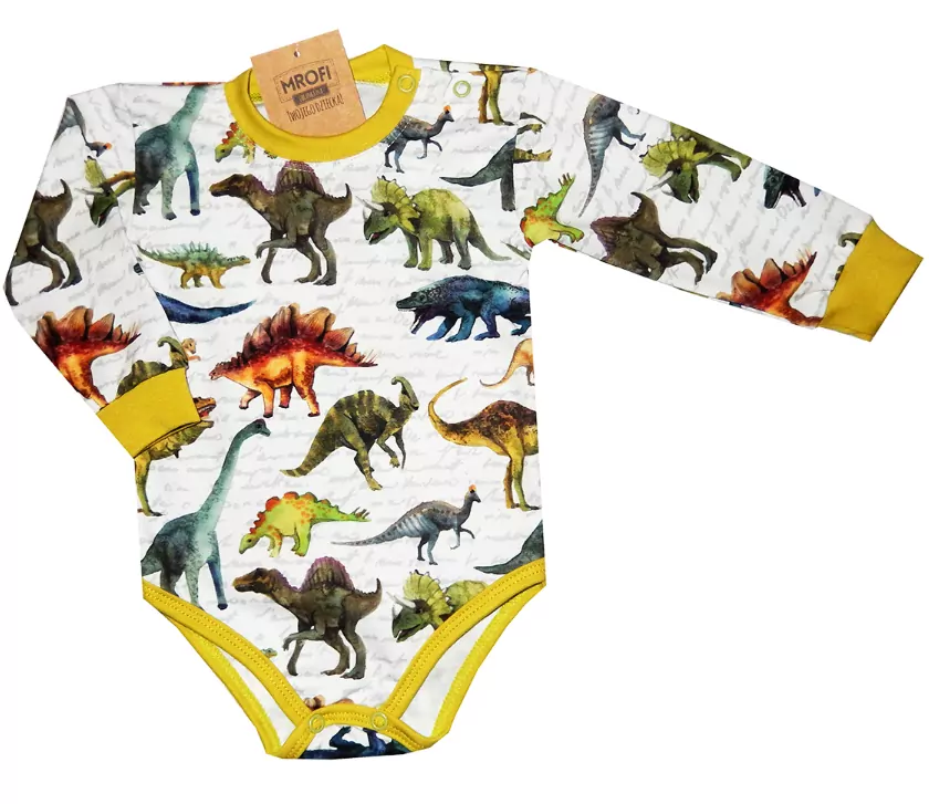 Body dlhý rukáv DINOSAURUS , MROFI, č.80,86