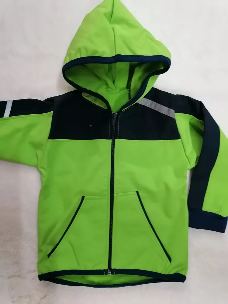 Termo bunda HF slovenská- softshell ZELENÁ REFLEX, HAPPY FASHION